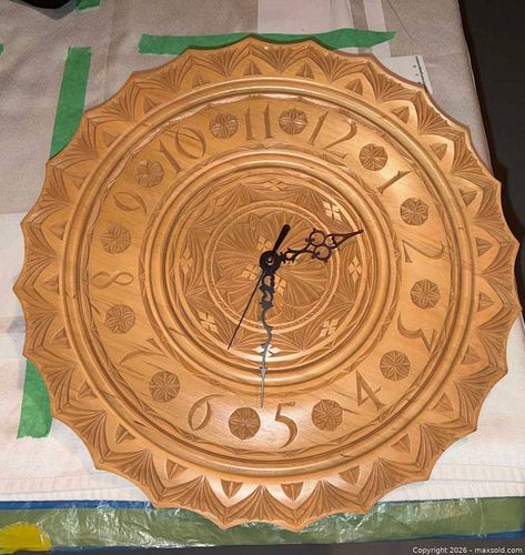 Basswood Wall Clock   A (1 of 6)