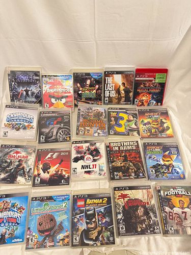 Lot of 20 ps3 games with manual  (1 of 11)