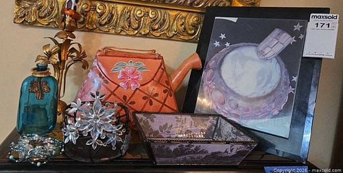 Assorted Decorative Glass, Metal Planter, Framed Art, More DR (1 of 9)