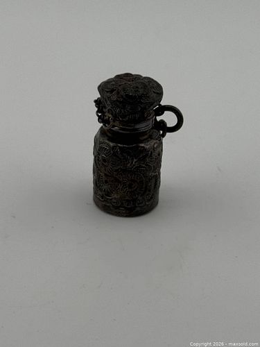 Antique sterling perfume bottle  (1 of 3)