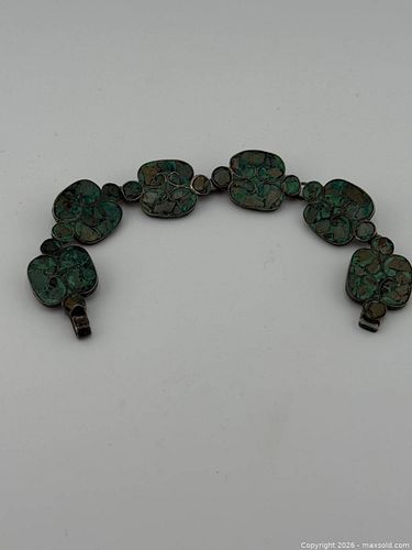 Mexican sterling bracelet (1 of 3)