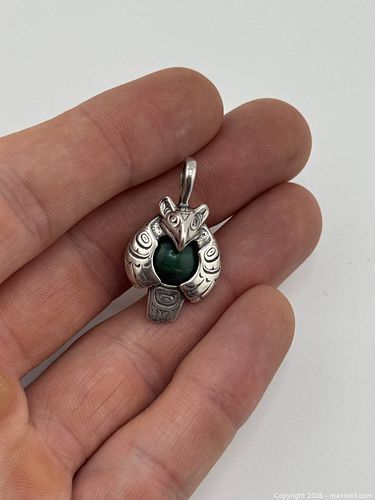 Sterling coast Salish pendant  (1 of 3)