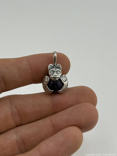 Sterling coast Salish pendant  (1 of 3)