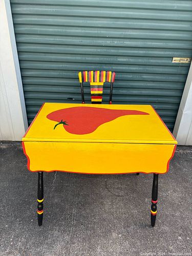 Wooden Table and Chair (1 of 17)