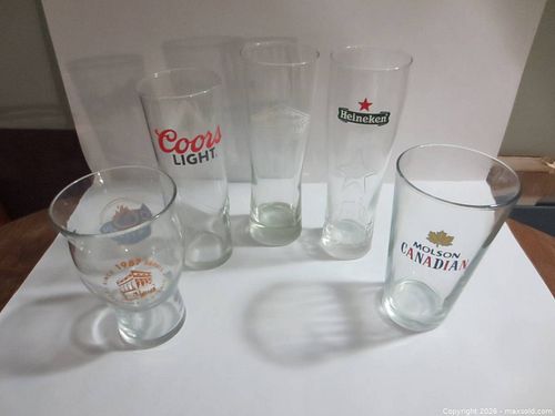 5 Beer Glasses (1 of 3)