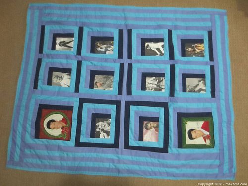 Hand-Made “Elvis” Quilt (1 of 3)