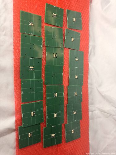 Lot of 10 Green Solder Mask PCBs with 5-Pin JST-Style Connector (1 of 5)
