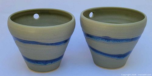 Signed Kilborn Studio Pottery Vases (1 of 5)