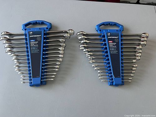 Two 14 piece Mastercraft Combination Wrench Sets (1 of 3)