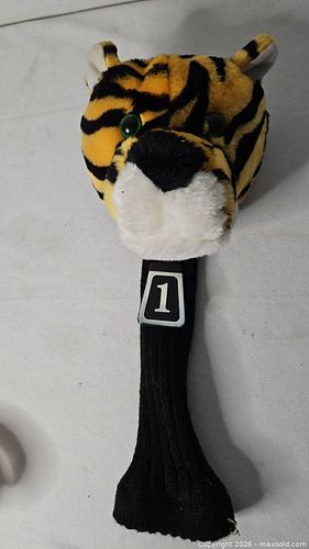 Vintage Tiger Golf Club Head Cover  (1 of 3)