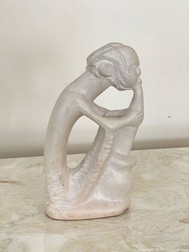 Hand-Carved African Soapstone Figure of a Man  (1 of 7)