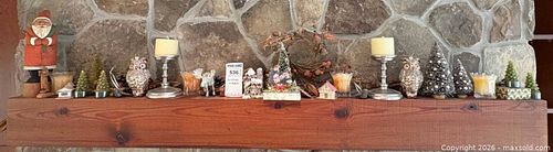 Assorted Christmas Ornaments, Figurines & Candle Decor Lot B (1 of 12)