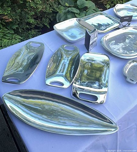 Nambe Polished Alloy Assorted Serving Platters & Trays A (1 of 19)