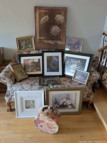 9x Various Framed Flower Prints  (1 of 6)