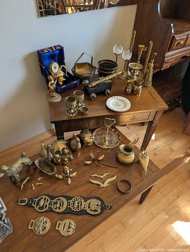 Mixed Vintage Brass & Bronze Decor (1 of 9)