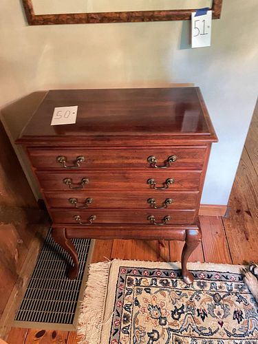 Crescent Cherry Wood Silverware Chest (1 of 10)