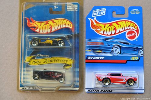 Lot of (3) Hot Wheels Cars JC Penney 100th Anniversary 57 Chevy (1 of 4)