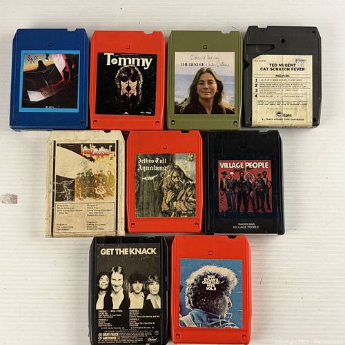 Lot of 9 8-Track Stereo Cartridges – Various Artists (1 of 9)