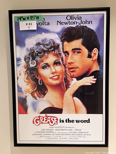 1978 'Grease' Framed Movie Poster (1 of 12)