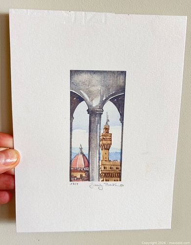 Small Signed & Dated Original 1988 Watercolour (1 of 10)