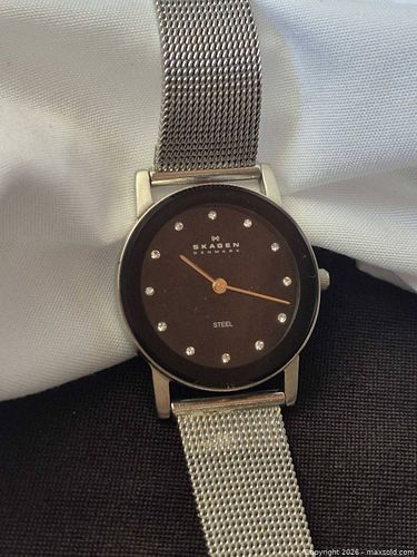 Skagen Stainless Steel Mesh Quartz Watch, Small Case (1 of 6)