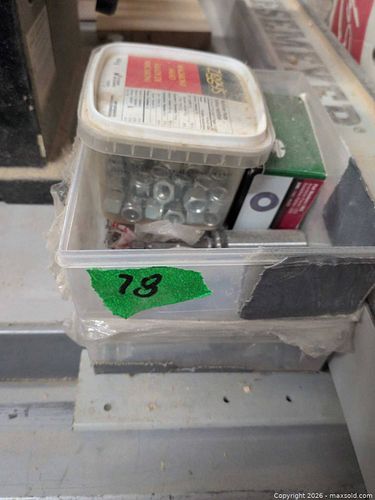 Assorted Zinc-Plated Bolts, Nuts, Washers & Threaded Inserts (1 of 5)