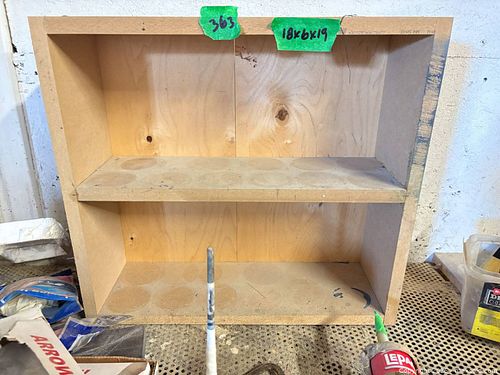 Unfinished Composite Wood Wall Shelf / Small Shelving Unit (1 of 4)
