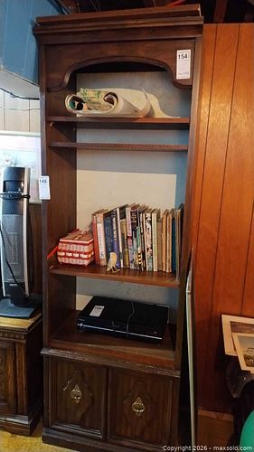 Vintage Bookcase Cabinet C (1 of 6)