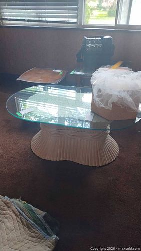 Vintage "Wheat Sheaf" Coffee Table C (1 of 9)