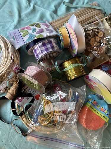 Assortment of ribbon/crafts  (1 of 3)