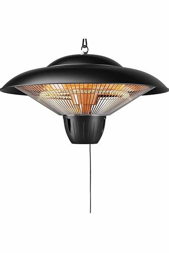 Danluke - Patio heater - 1500W Electric Infrared Hanging Heater, Outdoor patio heater, Bla (1 of 9)