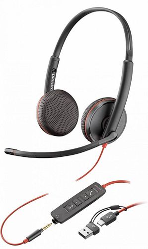 Poly Blackwire 3225 Wired Headset (Plantronics) - Noise-Canceling (1 of 8)