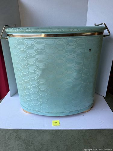 Mid-Century Clothes Hamper (1 of 4)