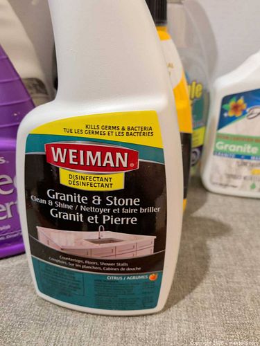 Lot of 6 Stone & Granite Cleaners/Sealers — Weiman, Zep, Method, Hope's (1 of 8)