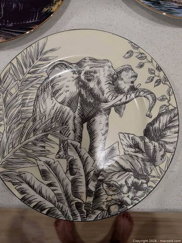 Lot of Porcelain Decorative Collector Plates — Various Designs (1 of 6)
