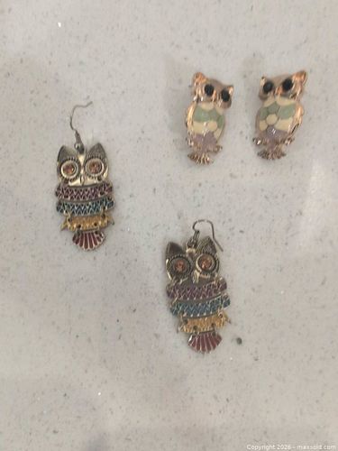 Owl earrings  (1 of 7)