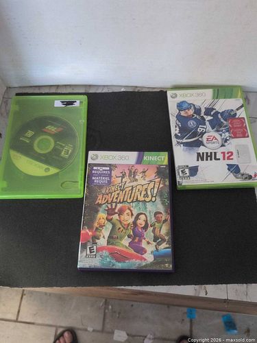 Xbox 360 Game Lot: Forza Motorsport 3, Kinect Adventures!, NHL 12 (1 of 12)