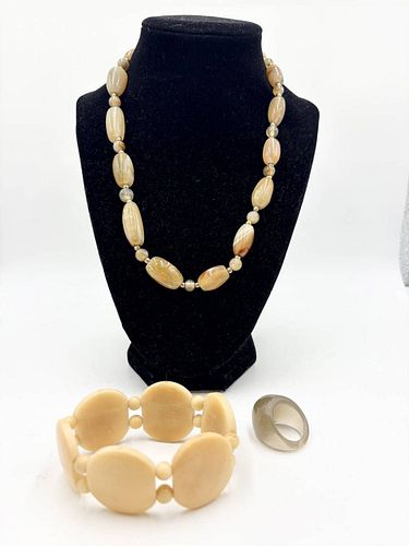 Jewelry set, necklace, bracelet & ring (1 of 4)