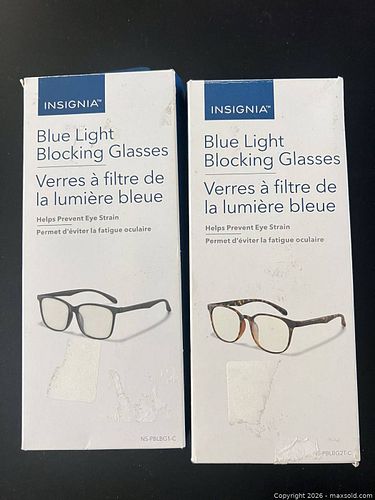 Insignia Blue Light Blocking Glasses, Black/Tortoise Frame 55-18-143 (1 of 4)