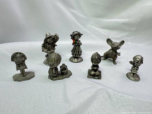 Hallmark, Hudson and more Pewter Figurine Collectible Set 1970s Made in U.S.A. (1 of 14)