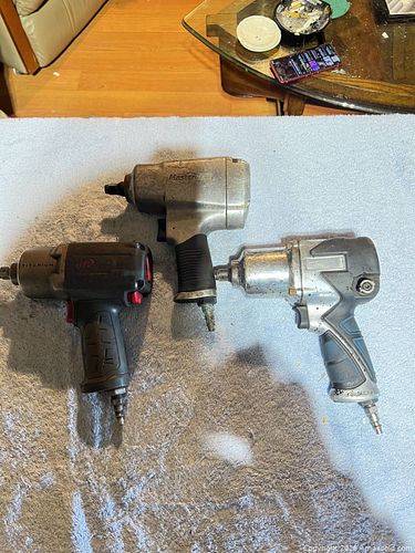 Ingersoll Rand & Mastercraft Air Impact Wrenches, 3 pc (1 of 3)