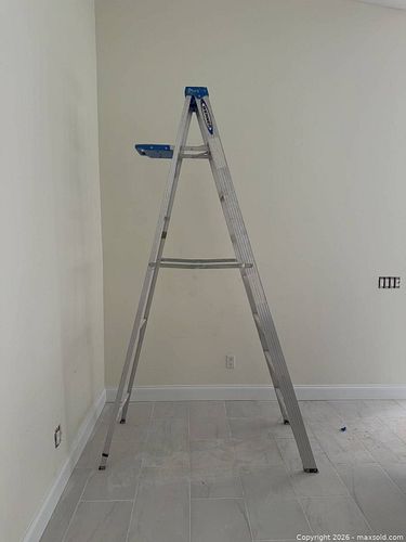 Werner Aluminum A-Frame Step Ladder - 10+ ft (1 of 8)