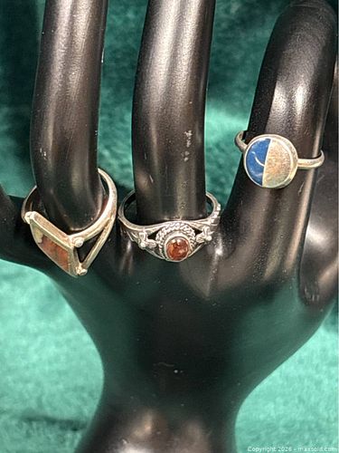 3 Sterling Silver Rings (1 of 16)