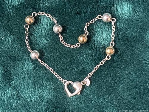 925 & 14K Heart Beaded Bracelet (1 of 11)