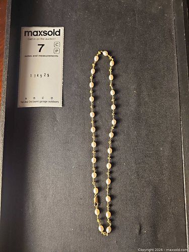 Gold Filled Fresh Water Pearl Necklace  (1 of 3)
