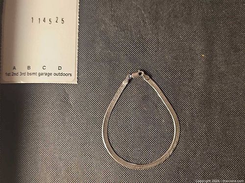 Sterling Silver Herringbone Bracelet  (1 of 3)