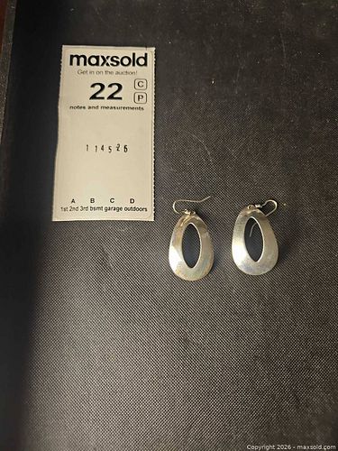 Sterling Silver Teardrop Earrings  (1 of 4)