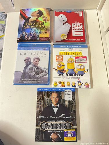 Blu-ray + DVD + Digital: Lot of 5 Movies (1 of 4)