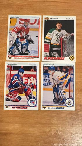 Hockey Trading Card Lot - Potvin, Belfour, Richter, Joseph (4) (1 of 5)