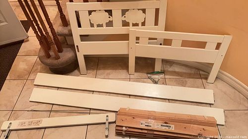 IKEA Children's Toddler Bed Frame, 70 x 160 cm, White (1 of 6)